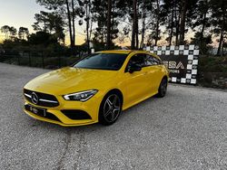 Amarelo Usado 2023 Mercedes CLA200 AMG line Carrinha | € 39.499