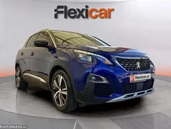 Azul Usado 2018 Peugeot 3008 GT-line SUV | € 16.890 (Preço justo)