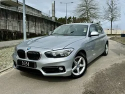 Cinza Usado 2017 BMW 116 Sport Line Citadino | € 16.990 (Bom preço)