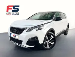 Branco Usado 2018 Peugeot 5008 GT-line Monovolume | € 24.800 (Preço justo)