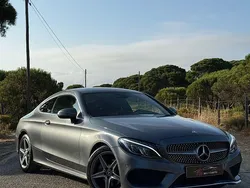 Cinza Usado 2017 Mercedes C220 Coupé | € 28.990