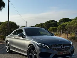 Cinza Usado 2017 Mercedes C220 Coupé | € 28.990