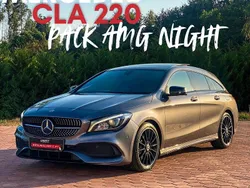 Cinza Usado 2018 Mercedes CLA220 Shooting Brake AMG line Carrinha | € 24.900 (Bom preço)