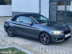 Cinzento Usado 2019 BMW 218 Sport Line Cabrios | € 25.000 (Preço justo)