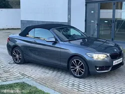 Cinzento Usado 2019 BMW 218 Sport Line Cabrios | € 26.000 (Preço justo)