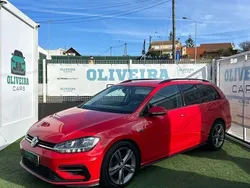 Vermelho Usado 2020 VW Golf VII R-line Carrinha | € 16.000 (Preço justo)