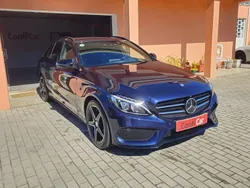 Azul Usado 2016 Mercedes C250 AMG line Carrinha | € 26.500 (Preço justo)