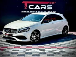 Branco Usado 2016 Mercedes A180 AMG line | € 20.900 (Preço elevado)