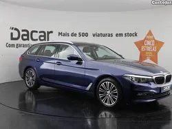 Azul Usado 2018 BMW 520 Sport Line Carrinha | € 27.499 (Preço justo)