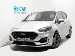 Cinza Usado 2022 Ford Fiesta ST-Line Citadino | € 14.980 (Bom preço)