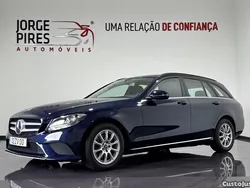 Azul Usado 2020 Mercedes C200 Business | € 26.990 (Bom preço)