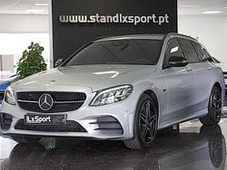 Cinza Usado 2021 Mercedes C300 AMG line Carrinha | € 35.490 (Preço justo)