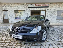 Preto Usado 2007 Mercedes SLK200 Cabrios | € 15.500 (Preço justo)