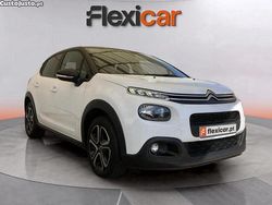 Branco Usado 2018 Citroën C3 PureTech Citadino | € 10.480 (Preço justo)