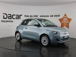 Azul Usado 2021 Fiat 500e Icon Citadino | € 16.899 (Preço justo)