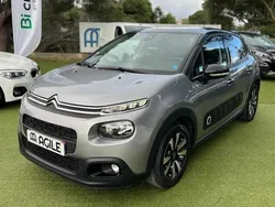 Cinzento Usado 2020 Citroën C3 PureTech Citadino | € 13.400 (Preço justo)