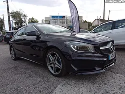 Vermelho Usado 2016 Mercedes CLA220 Shooting Brake AMG line Carrinha | € 21.900