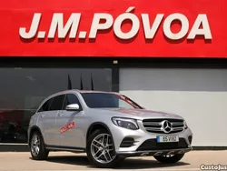 Cinza Usado 2018 Mercedes GLC250 AMG line | € 33.890 (Bom preço)