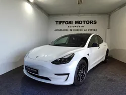 Branco Usado 2021 Tesla Model 3 Long Range Sedan | € 42.250