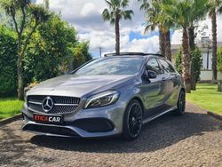 Cinza Usado 2017 Mercedes A180 AMG line | € 21.500 (Preço elevado)