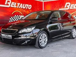 Preto Usado 2016 Peugeot 308 Style Citadino | € 12.400 (Preço justo)