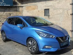 Azul Usado 2017 Nissan Micra S Citadino | € 9.650 (Super Preço)