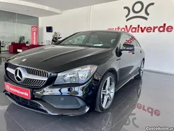 Preto Usado 2017 Mercedes CLA220 Shooting Brake AMG line Carrinha | € 23.750 (Preço justo)