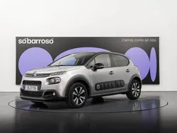 Cinza Usado 2020 Citroën C3 PureTech Citadino | € 13.990 (Preço justo)