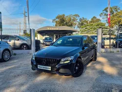 Preto Usado 2015 Mercedes C180 AMG line Carrinha | € 21.900 (Preço justo)