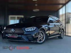 Preto Usado 2022 Mercedes E220 AMG line Carrinha | € 42.490 (Bom preço)