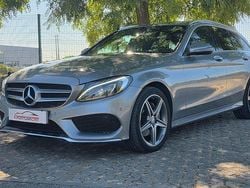 Cinza Usado 2015 Mercedes C200 AMG line Carrinha | € 22.250