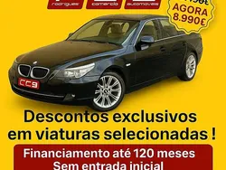 Preto Usado 2009 BMW 520 Executive Sedan | € 8.990 (Preço justo)