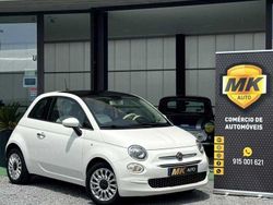 Branco Usado 2019 Fiat 500 Lounge Citadino | € 11.900 (Preço justo)