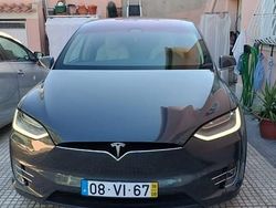 Cinza Usado 2018 Tesla Model X SUV | € 38.000