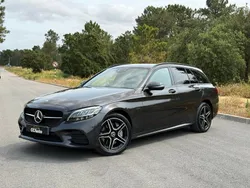 Preto Usado 2021 Mercedes C300 AMG line Carrinha | € 32.900 (Preço justo)