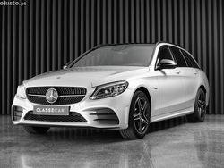 Cinza Usado 2021 Mercedes C300e AMG line Carrinha | € 29.950 (Preço justo)