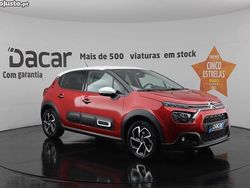 Vermelho Usado 2022 Citroën C3 PureTech Citadino | € 12.399 (Bom preço)