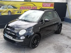 Preto Usado 2011 Fiat 500 Lounge Cabrios | € 7.990 (Preço elevado)