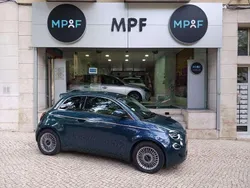 Azul Usado 2023 Fiat 500e | € 21.500 (Preço justo)