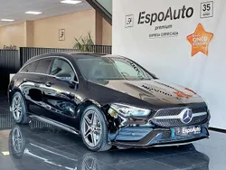 Preto Usado 2021 Mercedes CLA200 Shooting Brake AMG line Carrinha | € 31.900