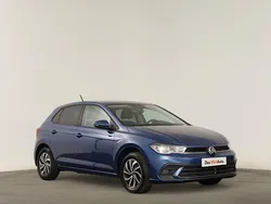 Azul Usado 2022 VW Polo Life | € 16.990 (Preço justo)
