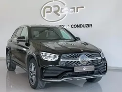 Preto Usado 2020 Mercedes GLC300e AMG line SUV | € 42.500 (Preço justo)