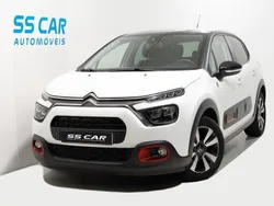 Branco Usado 2021 Citroën C3 PureTech Citadino | € 9.990 (Bom preço)