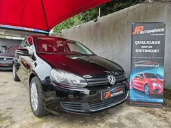 Preto Usado 2010 VW Golf VI Style Citadino | € 8.250 (Preço justo)