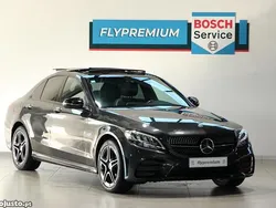 Cinza Usado 2019 Mercedes C300e AMG line Sedan | € 34.990 (Caro)