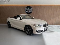 Branco Usado 2015 BMW 220 Sport Line Cabrios | € 24.900 (Preço elevado)