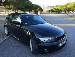 Preto Usado 2007 BMW 123 Citadino | € 5.450