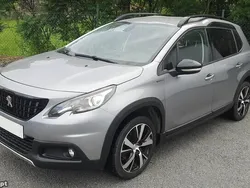Cinza Usado 2017 Peugeot 2008 GT-line SUV | € 10.990 (Preço justo)