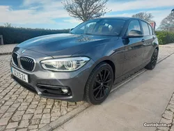 Cinza Usado 2019 BMW 116 Sport Line Citadino | € 21.980 (Preço justo)