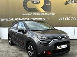 Cinzento platina/tecto preto e Usado 2022 Citroën C3 PureTech Citadino | € 15.900 (Preço elevado)